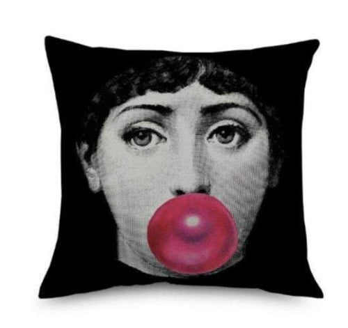 45x45cm Italian Design Pillow Cover - Bubble Gum