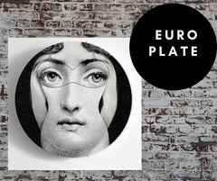 8 inch EU Wall Plate Decorative - Apple