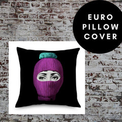 45x45cm Italian Design Pillow Cover - Green Beanie