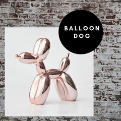 Balloon Dog Gold- XL, 11.8in Silver