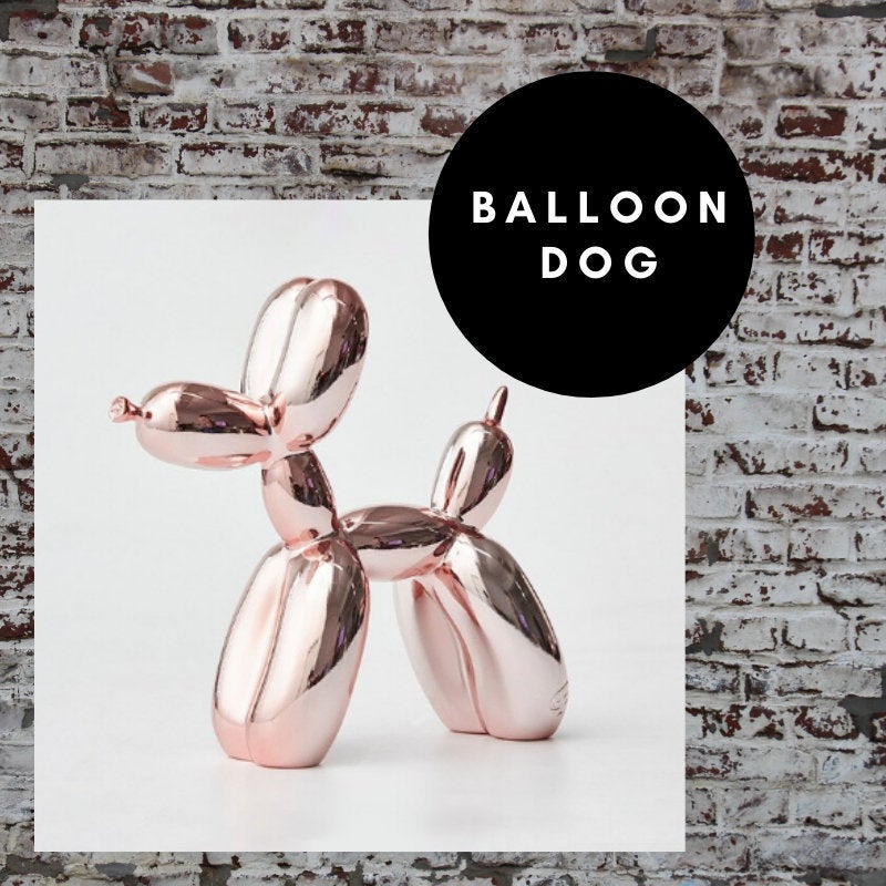 Balloon Dog - LARGE, 25x8cm Purple