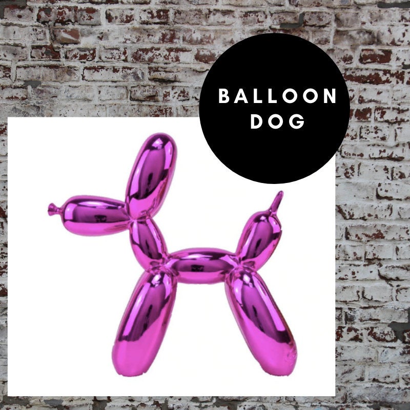 Balloon Dog - EXTRA LARGE, 11.8 inch Blue