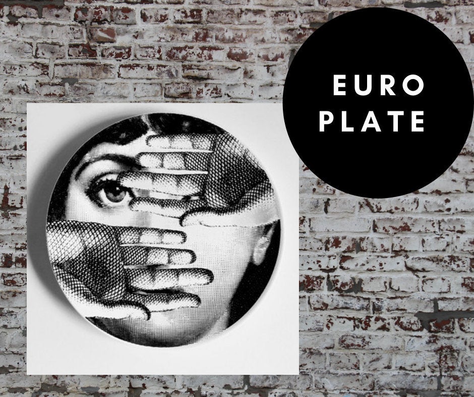 8 inch EU Wall Plate Decorative - Tongue