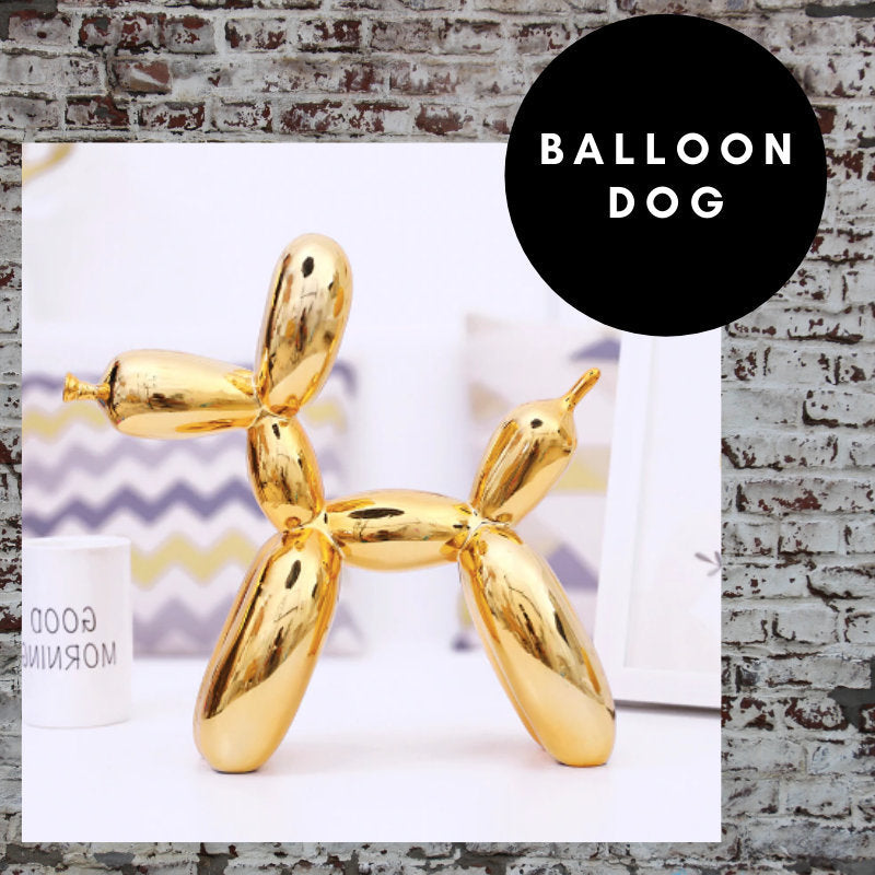 Balloon Dog - MEDIUM, 17x7cm Rose Gold