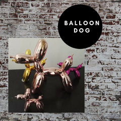 Balloon Dog - MEDIUM, 17x7cm Purple