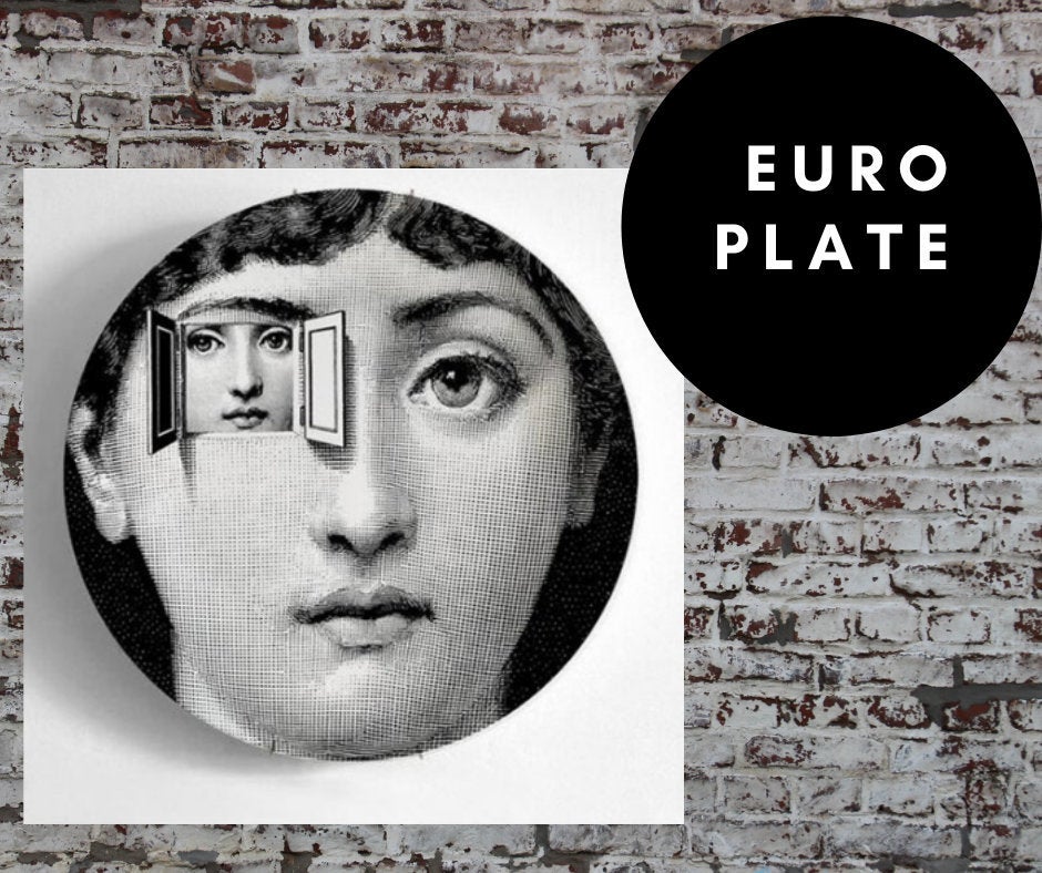 8 inch EU Wall Plate Decorative - Eye