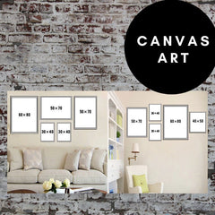 Balloon Dog Canvas Wall Art - Medium