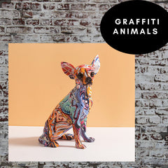 Graffiti Animal Statue - All 3 Animals