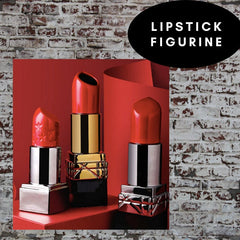 Lipstick Sculpture Table Top - Gold