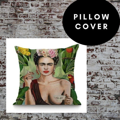 45x45cm Mexican Painter Pillow Cover - Jungle
