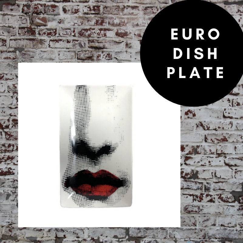 17.5x10.5cm EU Rectangle Plate Decorative - Hand