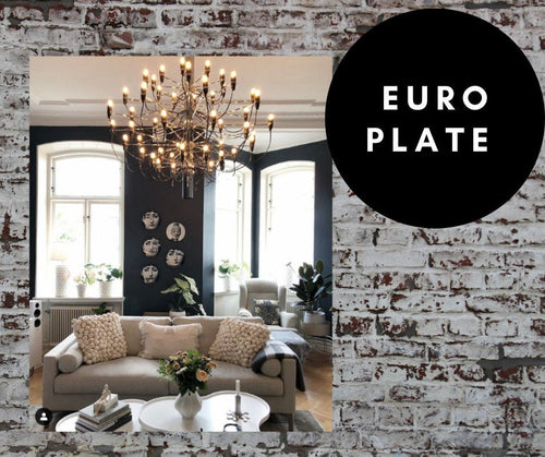 8 inch EU Wall Plate Decorative - Winking