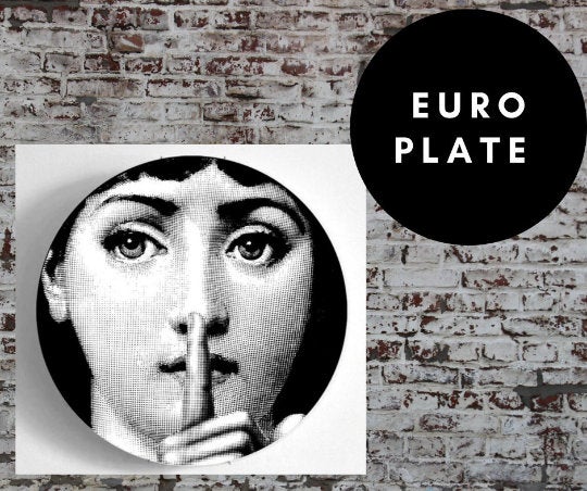 10 inch EU Wall Plate Decorative - Mesh Face