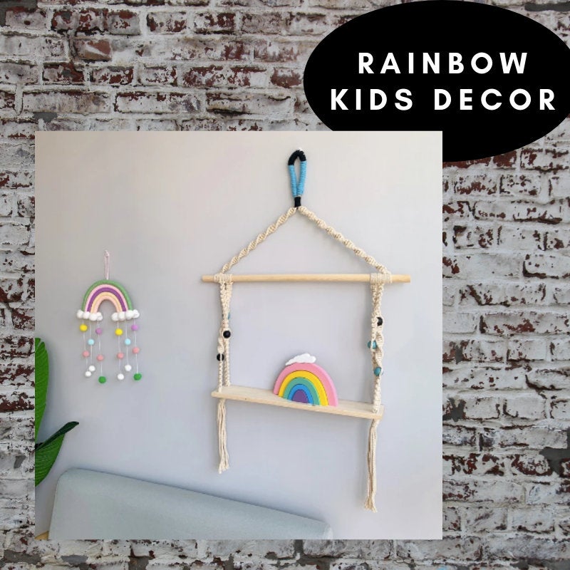 Wall Hanging Decoration - Rainbow 4